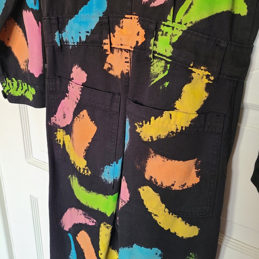 NWOT Limited Edition Paint Stroke Everyday Jumpsuit - Picture 5 of 8
